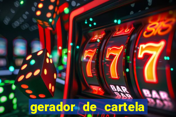 gerador de cartela de bingo